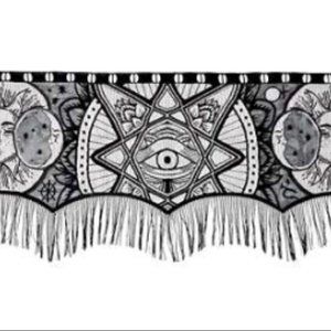 Evil eye window valence